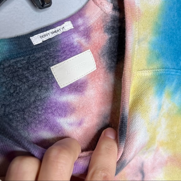 MOTHER Tie Dye Hugger Sweatshirt Crewneck Sweater - Picture 10 of 11